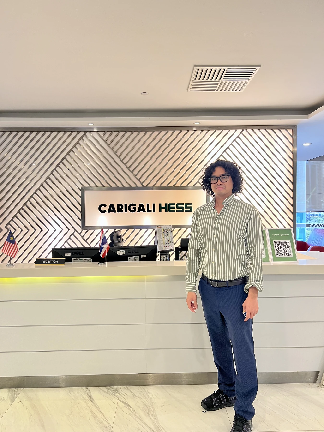 Faiz Armani with Carigali Hess client during a strategic engagement