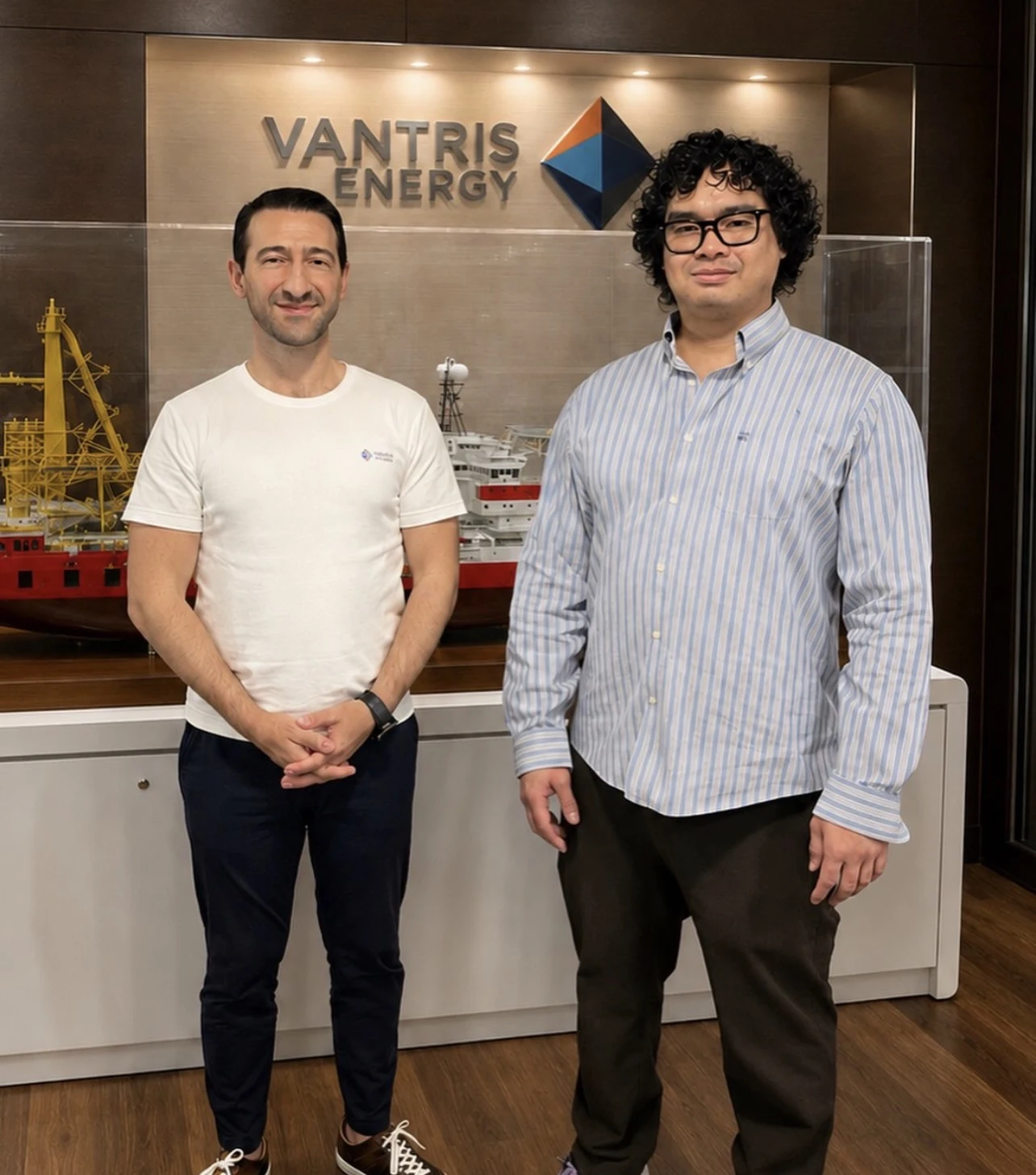 Faiz Armani with Vantris Energy leadership